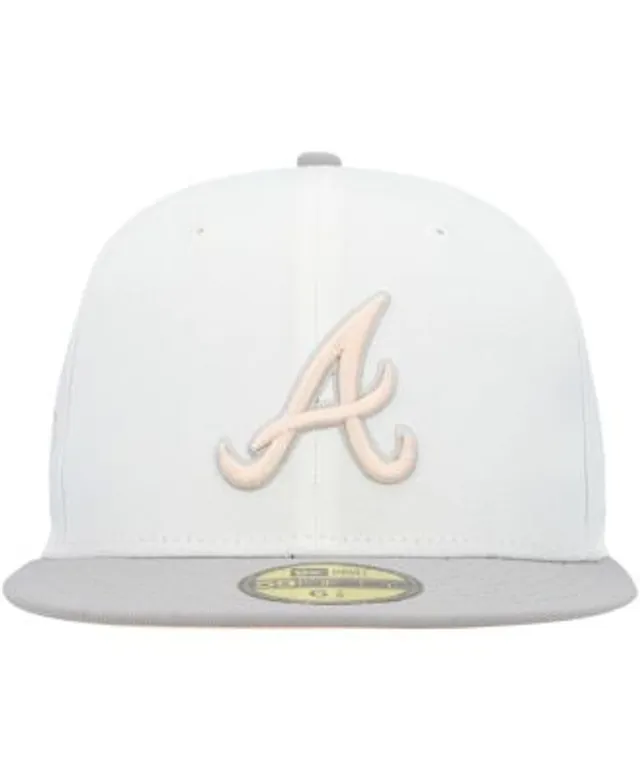 Men's New Era White/Black Atlanta Braves 1995 World Series Champions Neon Eye 59FIFTY Fitted Hat