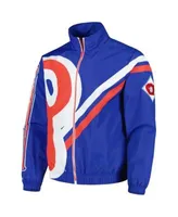 Lids Atlanta Braves Mitchell & Ness Exploded Logo Warm Up Full-Zip Jacket -  Royal