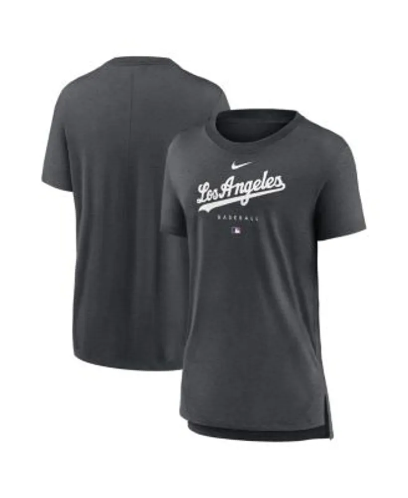Nike Men's Dri-Fit Top Game (MLB Los Angeles Dodgers) Long-Sleeve T-Shirt in Grey, Size: Medium | NAC1EA19LD-0BN