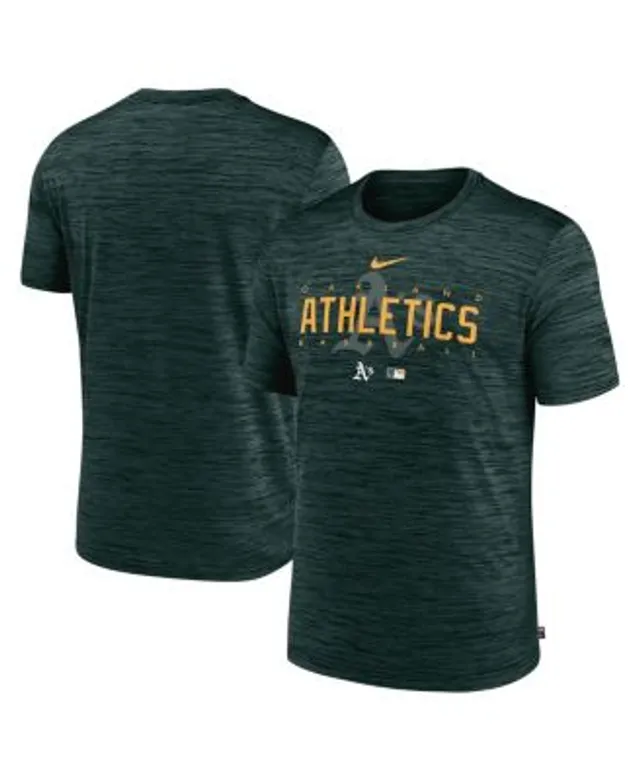 Nike Men's Dri-Fit Team (MLB Oakland Athletics) T-Shirt in Green, Size: Small | NKM438YFZ-KT4