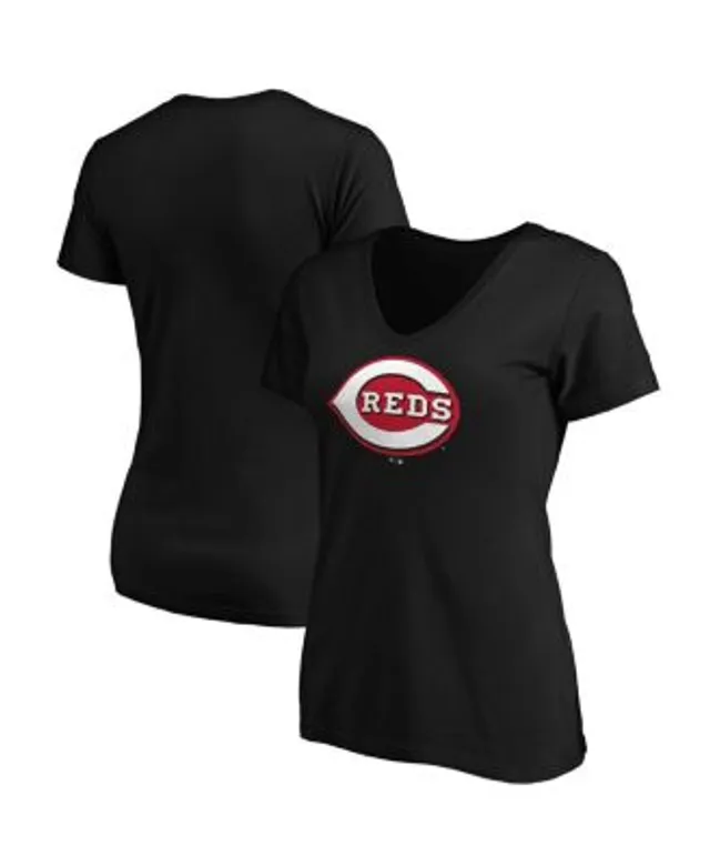 Women's Fanatics Branded Red Cincinnati Reds Core Team Long Sleeve