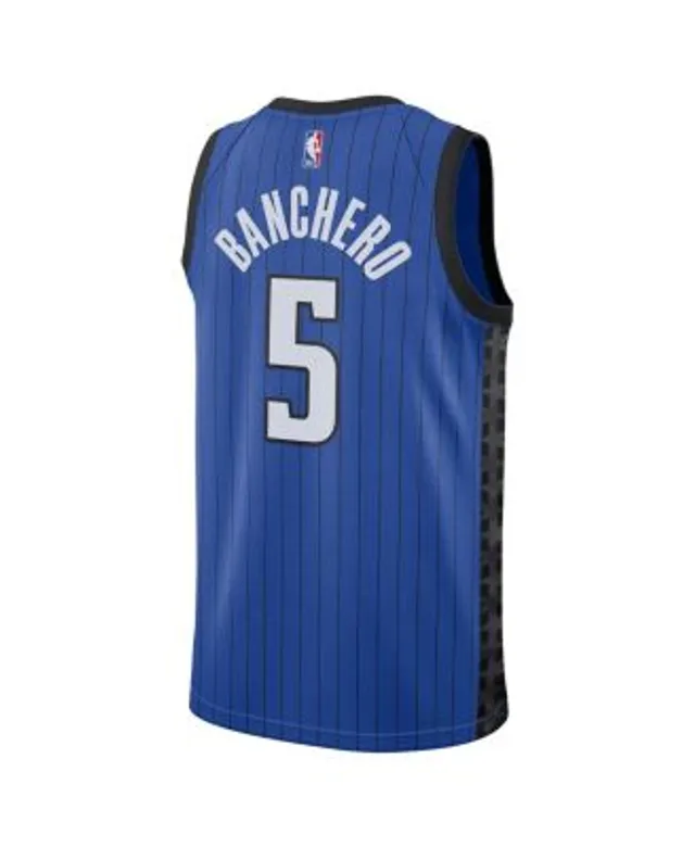 Orlando Magic Name & Number T-Shirt - Paolo Banchero - Royal - Mens