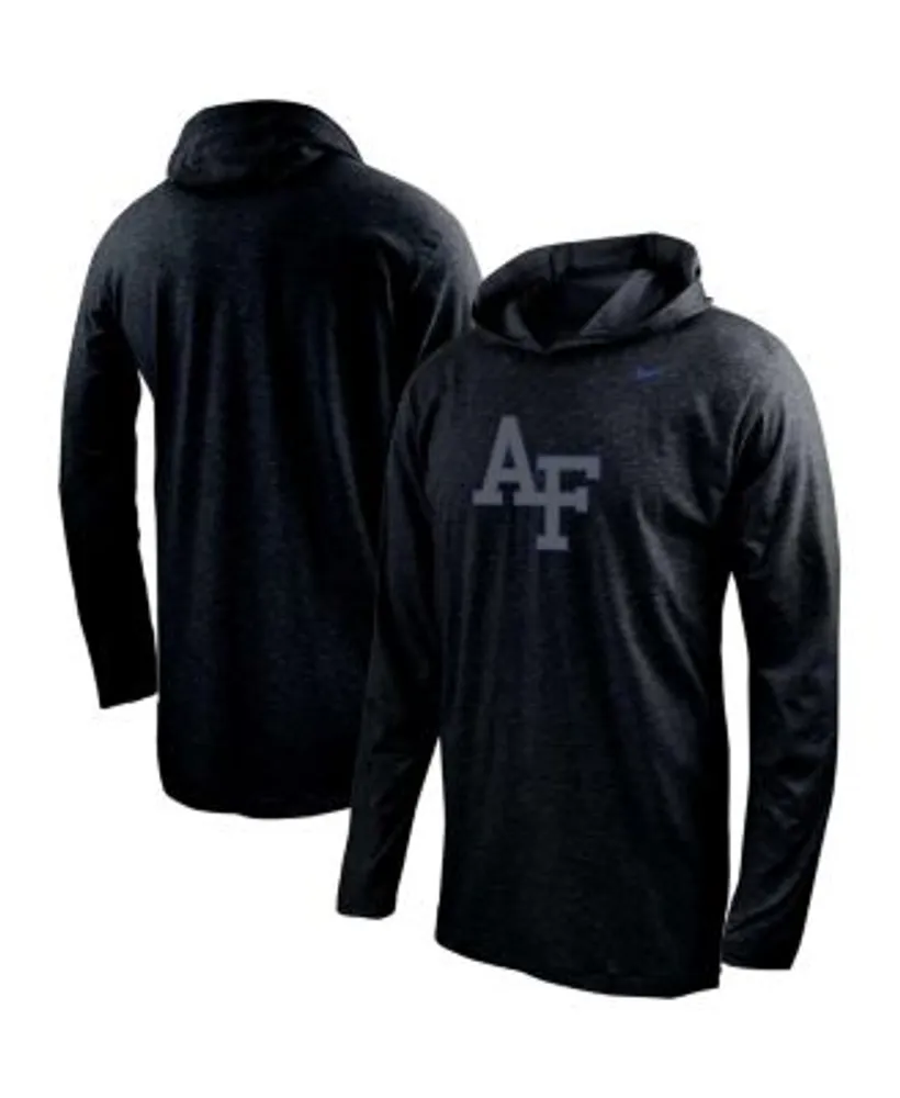 Men's Nike Black Atlanta Falcons Sideline Pop Performance Pullover Long Sleeve Hoodie T-Shirt