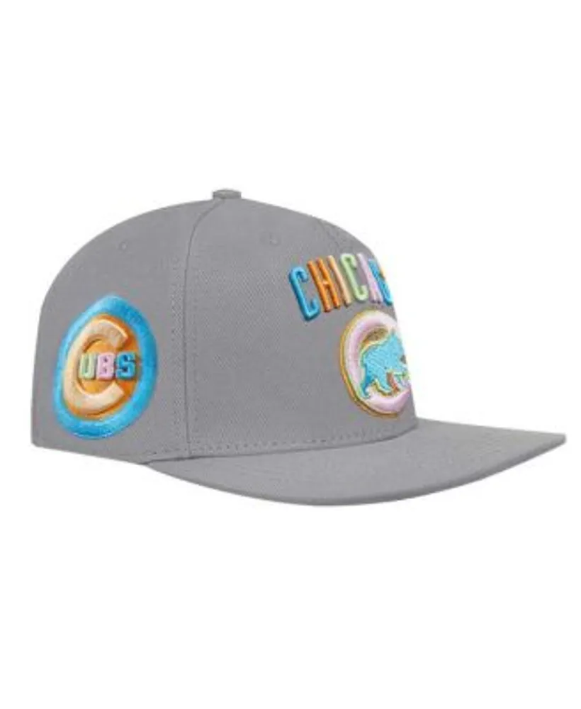 Chicago Cubs '47 Flagship Washed MVP Trucker Snapback Hat - Royal/Natural