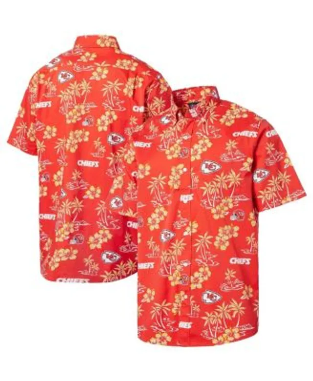 Tommy Bahama Men's Gray Kansas City Chiefs Coconut Point Frondly Fan Camp  IslandZone Button-Up Shirt - Macy's