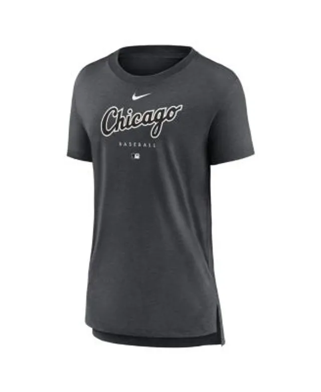 Women's New Era White Chicago Sox Colorblock T-Shirt Size: Small