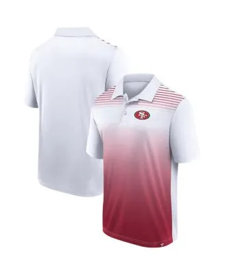 Men's San Francisco 49ers Nike Scarlet Sideline Victory Coaches Performance  Polo