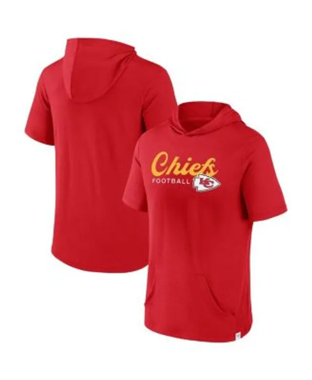 Nike Red Kansas City Chiefs Short Sleeve Pullover Hoodie