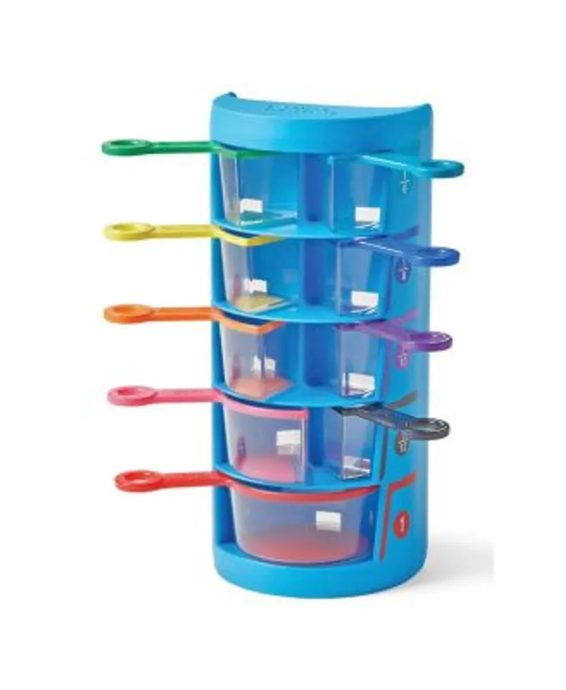 hand2mind Rainbow Fraction Measuring Cups, Fraction Manipulatives