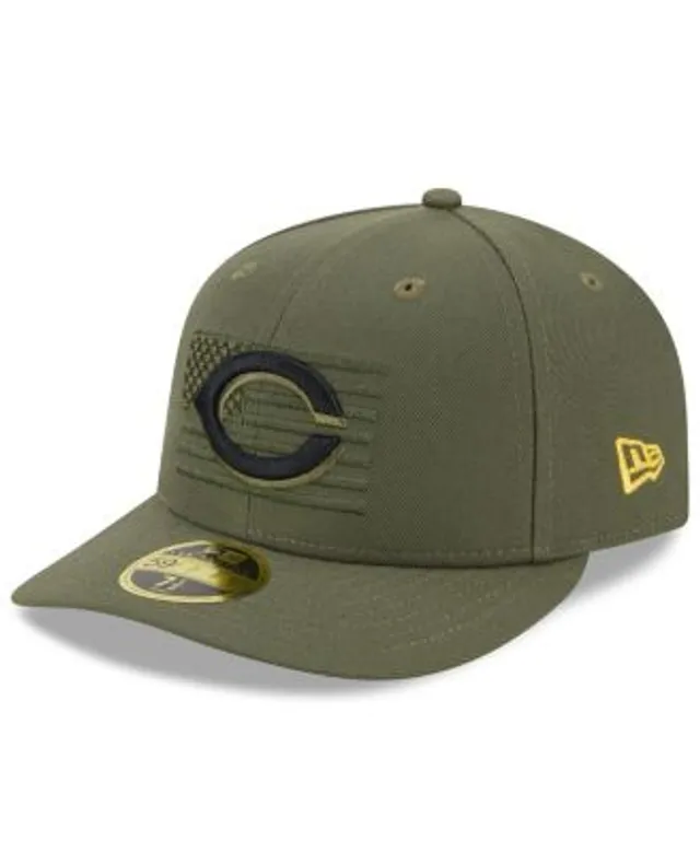 Men's New Era Camo Cincinnati Reds 2022 Armed Forces Day On-Field Low Profile 59FIFTY