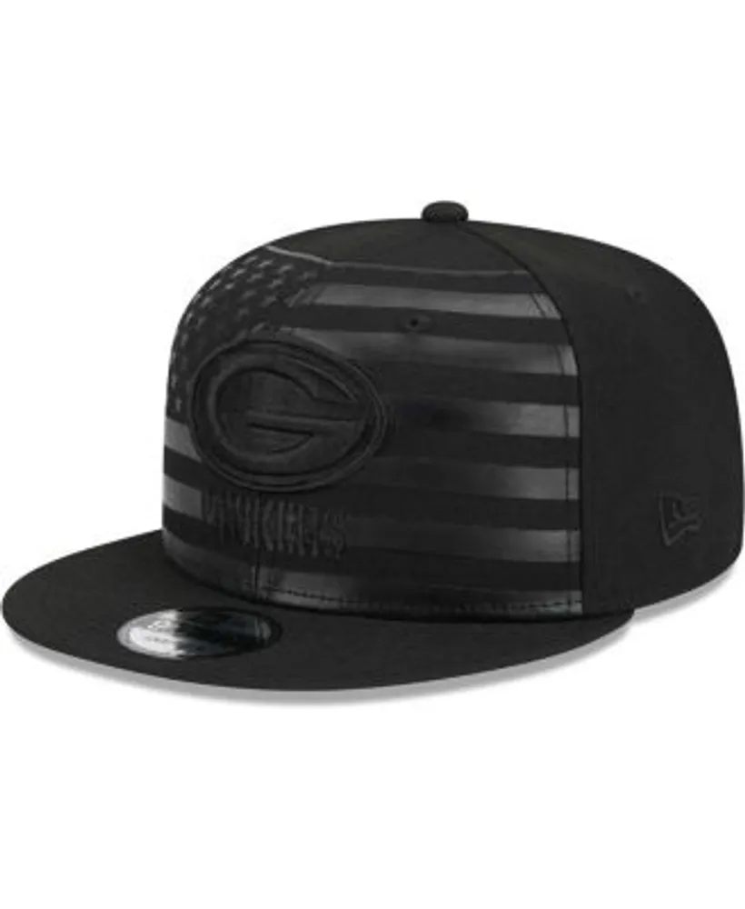 Green Bay Packers New Era Independent 9FIFTY Snapback Hat - Black