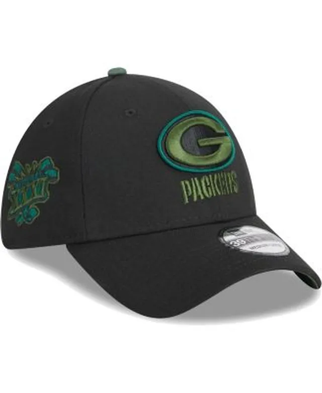 Green Bay Packers New Era Black on Black 59FIFTY Fitted Hat