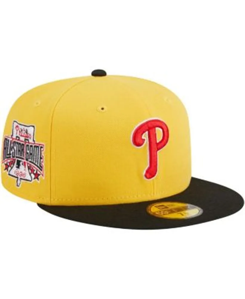 Men's Philadelphia Phillies New Era Red White Logo 59FIFTY Fitted Hat
