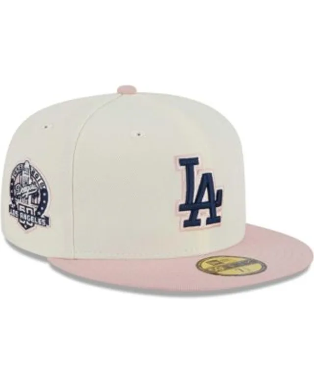 Men's New Era White/Pink York Yankees Chrome Rogue 59FIFTY Fitted Hat