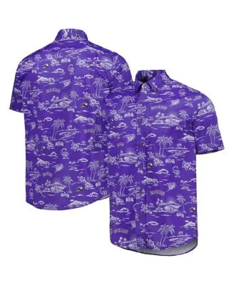 Reyn Spooner Men's Purple Minnesota Vikings Kekai Button-Up Shirt