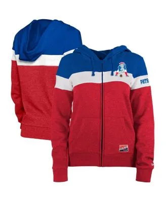 Buffalo Bills Mitchell & Ness Women's Color Block Pullover Sweatshirt -  Red/Royal