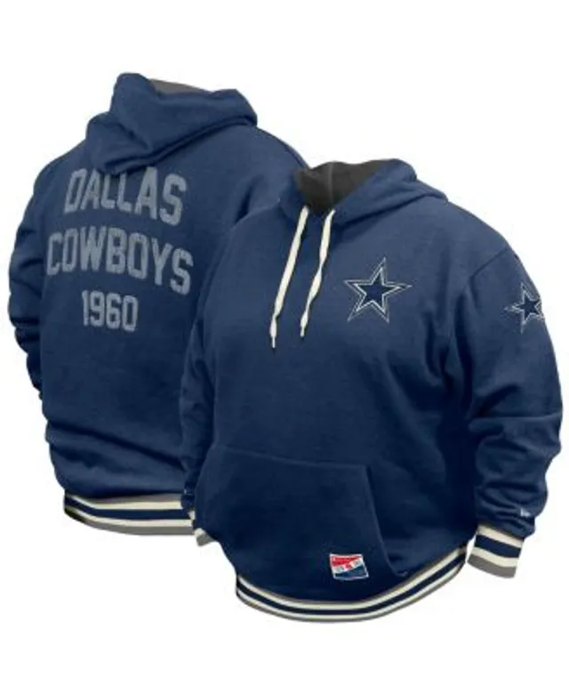 Lids Dallas Cowboys Big & Tall Muscle Sleeveless Pullover Hoodie - Navy