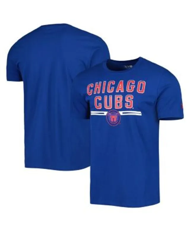 Men's Chicago Cubs Nike White Americana Flag T-Shirt