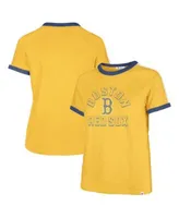 Nike Women's Nike Gold Boston Red Sox City Connect Wordmark T-Shirt