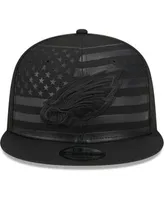 PHILADELPHIA EAGLES SIDELINE 9FIFTY SNAPBACK HAT - BLACK/ WHITE