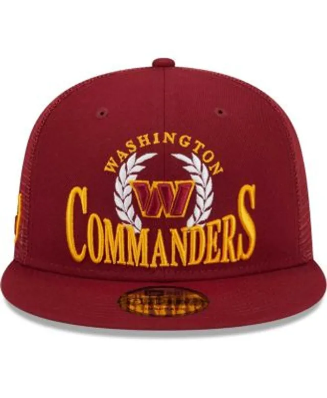 New Era Men's Burgundy Washington Commanders Collegiate Trucker