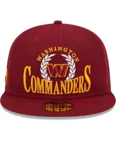 Washington Commanders New Era Script 9FIFTY Trucker Snapback Hat - Burgundy