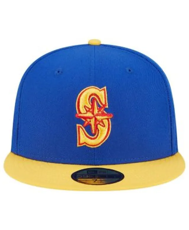 Men's Atlanta Braves New Era Royal/Yellow Empire 59FIFTY Fitted Hat