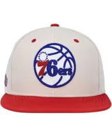 Mitchell & Ness Cream/Purple Los Angeles Lakers Hardwood Classics 2-Tone Chain-Stitch Snapback Hat