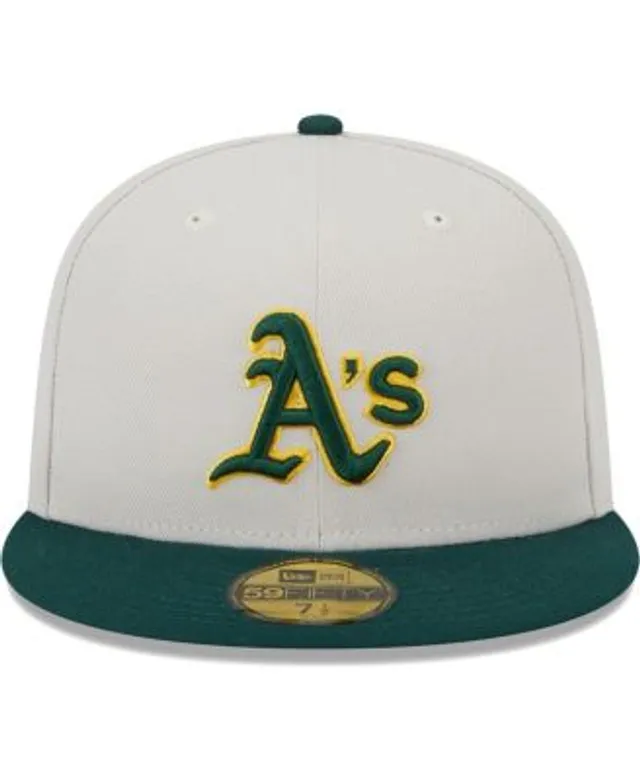 New Era Men's Black Oakland Athletics Team Logo 59FIFTY Fitted Hat - Macy's