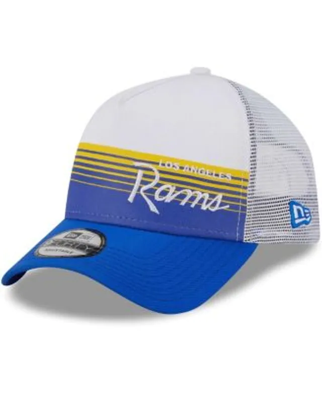 Los Angeles Rams New Era Ram Head Classic Trucker 9FIFTY Snapback Hat -  Royal