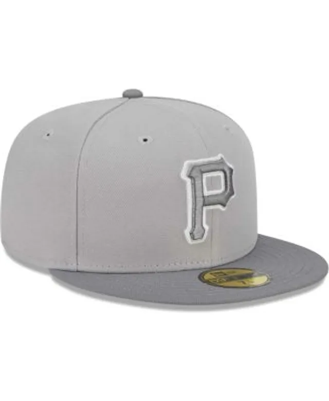 Men's New Era Gray Pittsburgh Pirates 2023 Clubhouse 59FIFTY Fitted Hat