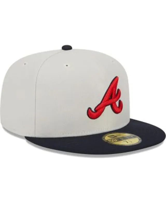 Men's New Era Navy Atlanta Braves Primary Logo 9FIFTY Snapback Hat