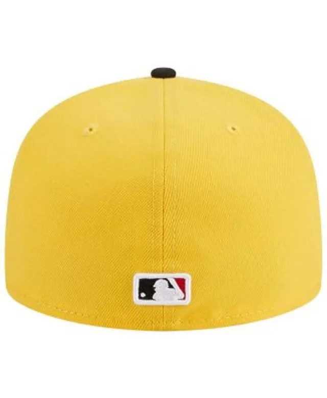 Men's New Era Royal/Yellow Atlanta Braves Empire 59FIFTY Fitted Hat