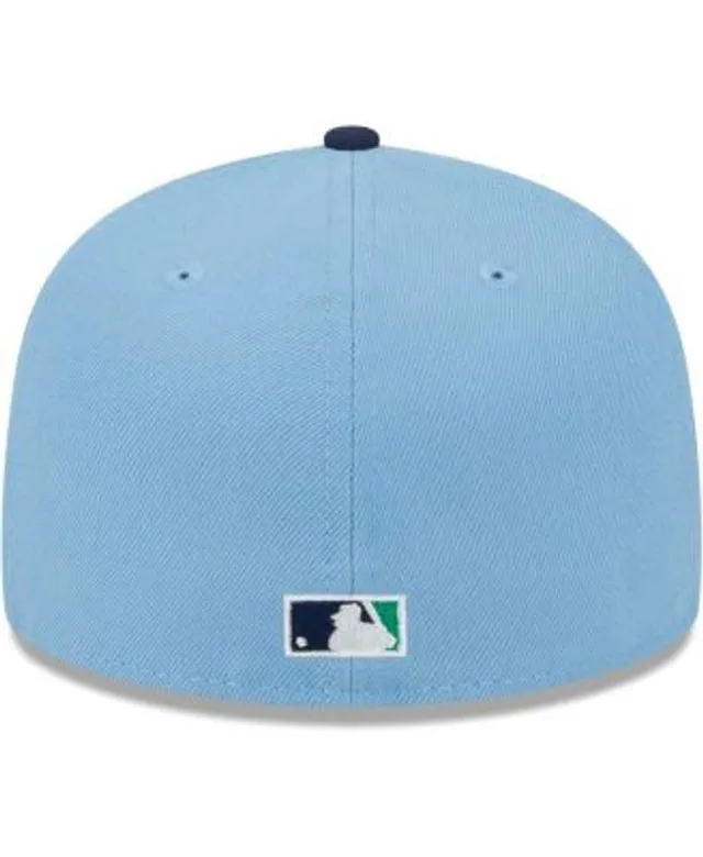 New Era Men's Light Blue, Brown Toronto Blue Jays 40th Anniversary Beach  Kiss 59fifty Fitted Hat In Light Blue,brown