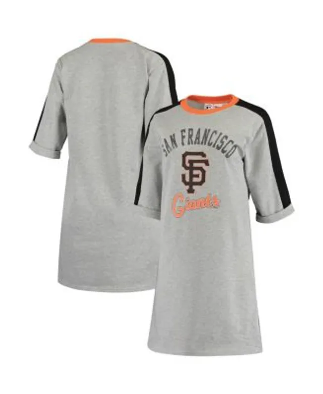 Women's G-III 4Her by Carl Banks White San Francisco Giants Team Graphic Fitted T-Shirt