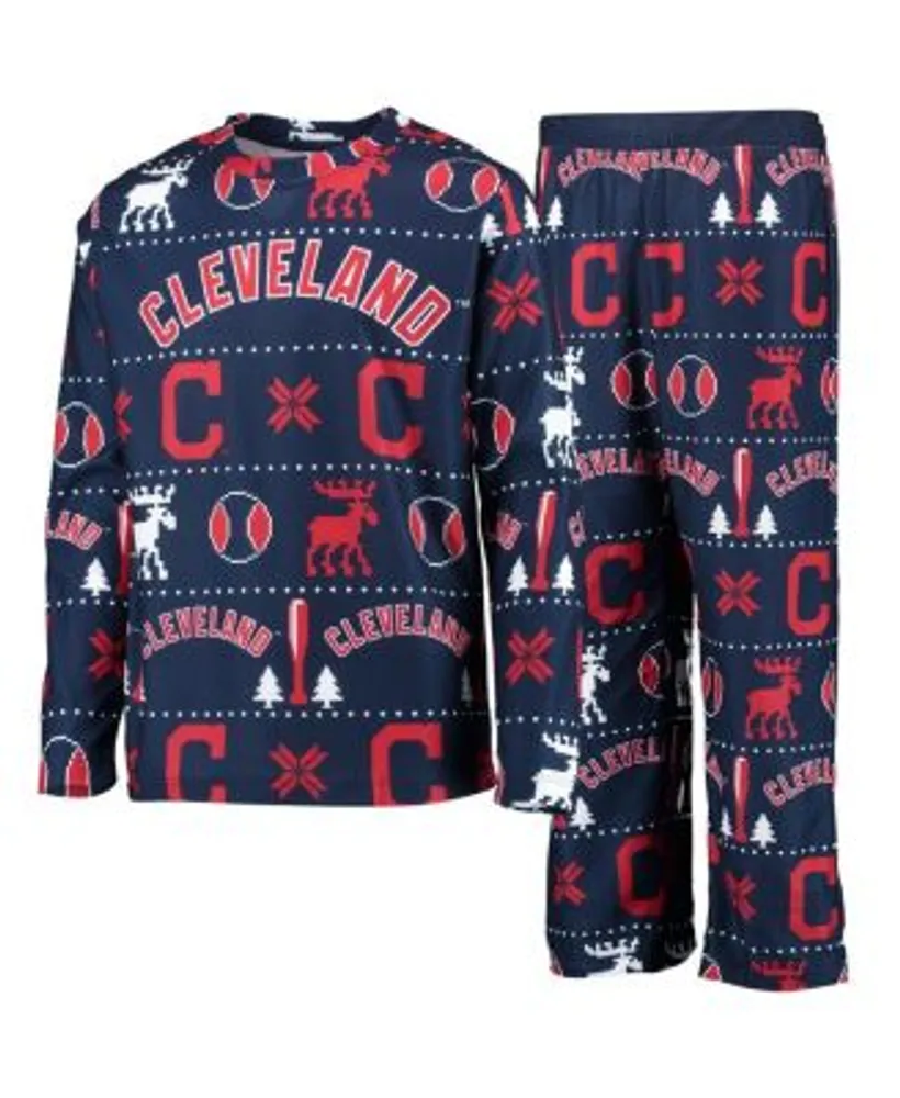 Lids Chicago Cubs Youth Allover Print Long Sleeve T-Shirt & Pants Sleep Set  - Royal