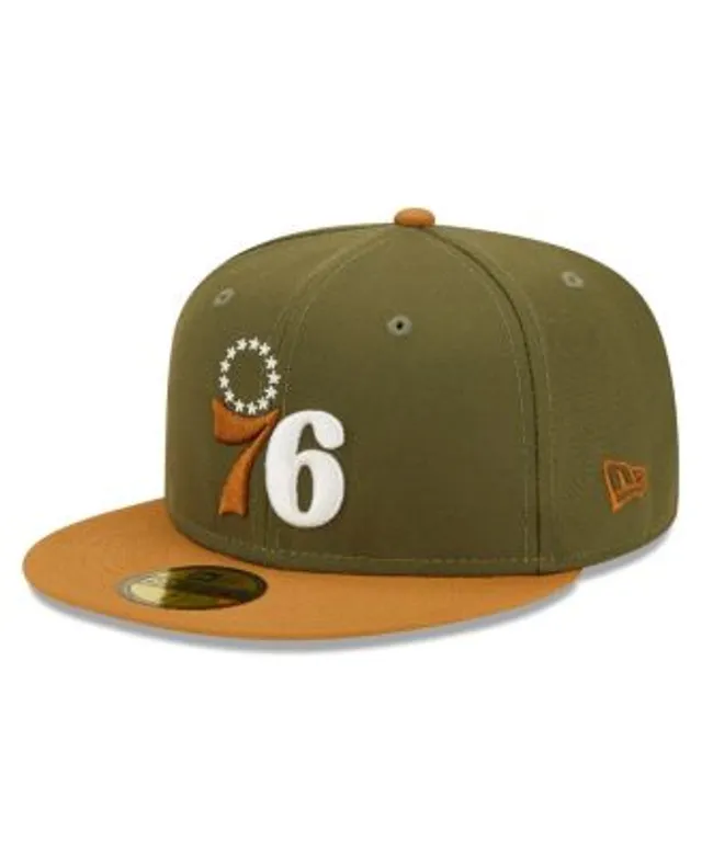 Men's New Era Philadelphia 76ers Hardwood Classics 59FIFTY Fitted Hat Size 8