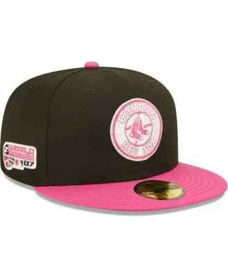 Men's New Era Black/Pink Los Angeles Dodgers 1981 World Series Champions Passion 59FIFTY Fitted Hat