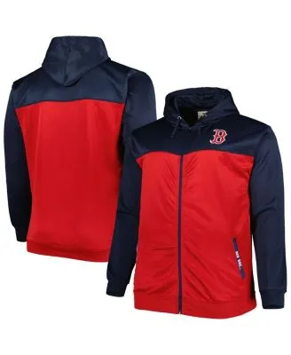 New Era Braves Ripstop Raglan Quarter-Zip Hoodie - Men's