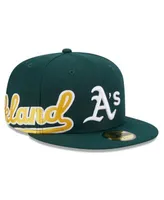 New Era Oakland Athletics Black and White Fashion 59FIFTY Cap - Macy's