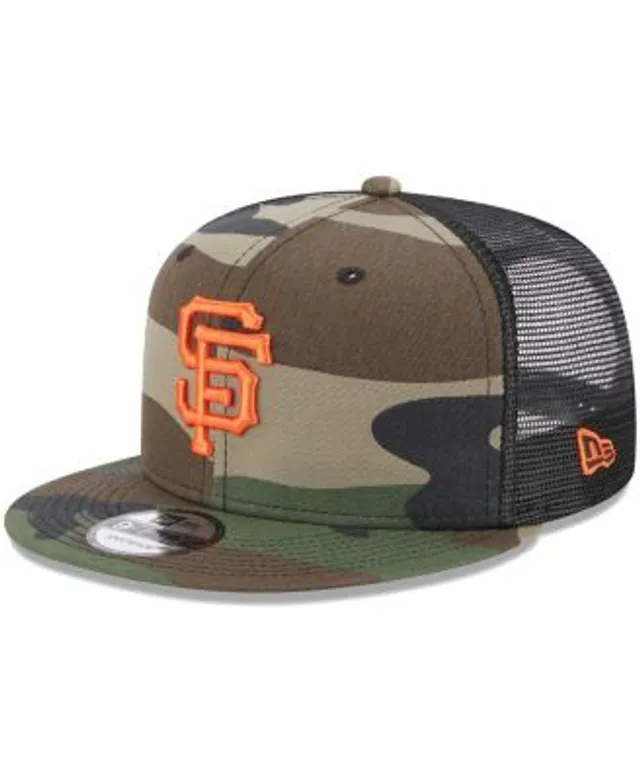 Men's New Era Black San Francisco 49ers Quad II 9FIFTY Trucker