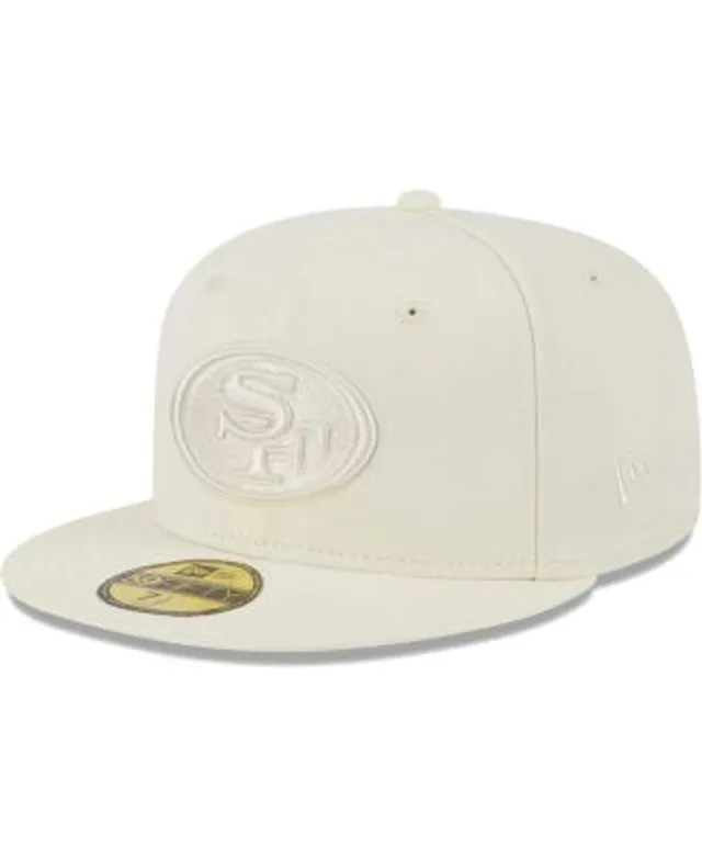 San Francisco 49ers New Era Women's Bloom 9TWENTY Adjustable Hat - Cream