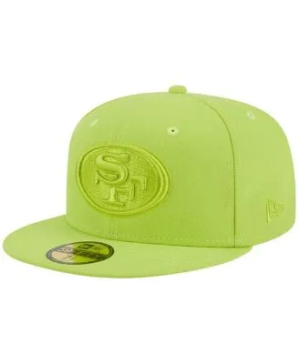 Men's New Era Cream San Francisco 49ers Chrome Color Dim 59FIFTY Fitted Hat