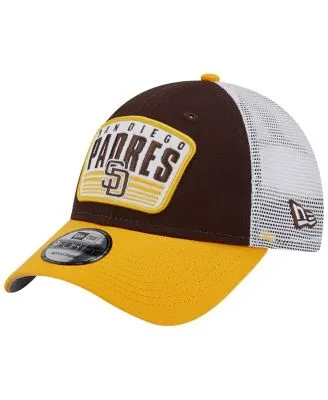 New Era Men's San Diego Padres Brown Team Classic 39Thirty Stretch Fit Hat