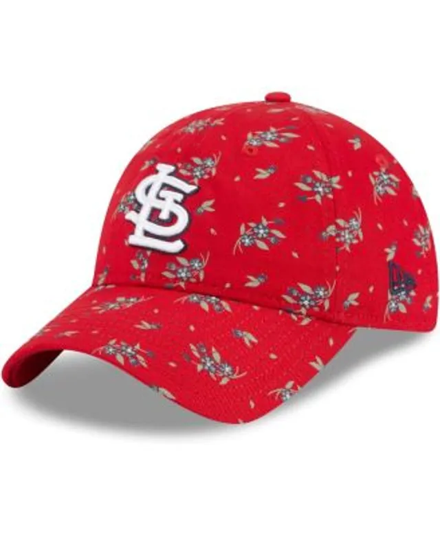 St. Louis Cardinals New Era Women's Bloom 9TWENTY Adjustable Hat - Red