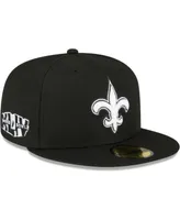 New Era Men's Black New Orleans Saints Super Bowl Patch 59FIFTY