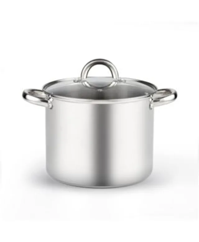 All-Clad D5 Brushed Stainless Steel 8 Qt. Covered Stockpot - Macy's