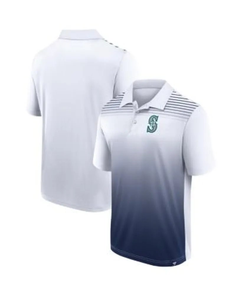 Men's Branded White, Navy Seattle Mariners Sandlot Game Polo Shirt