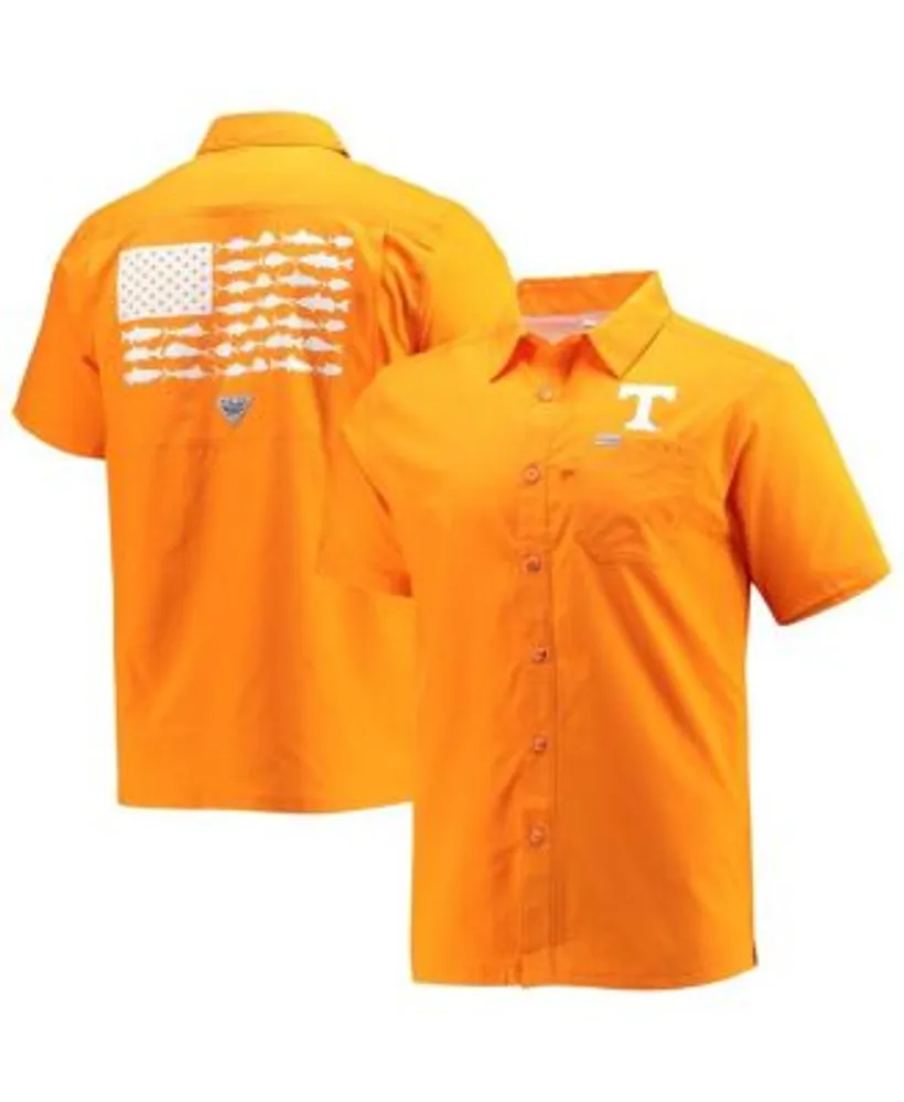 Columbia Men's PFG Tennessee Orange Volunteers Slack Tide Camp Button-Up  Shirt