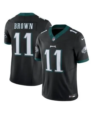 Nike Men's A.J. Brown Midnight Green Philadelphia Eagles Super Bowl LVII  Patch Game Jersey - Macy's